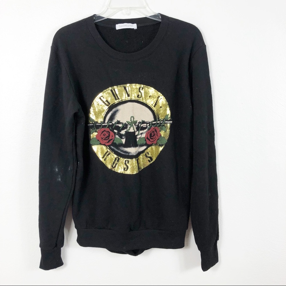 Daydreamer Guns N’ Roses Foil Crew Sweatshirt